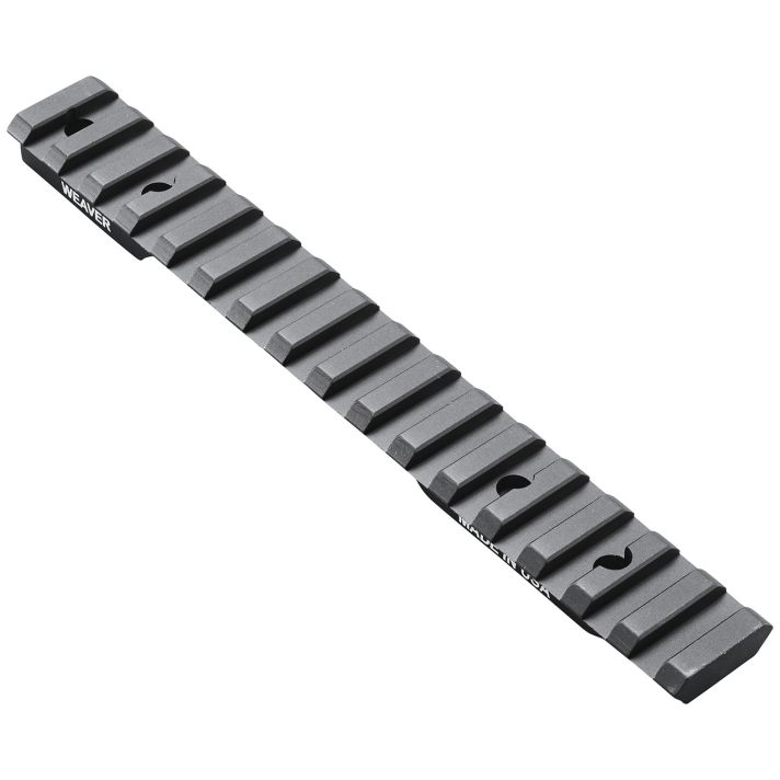 Weaver Mounts 99481 Multi-Slot BaseExtended Black Anodized Aluminum Fits Winchester 70 Short Action
