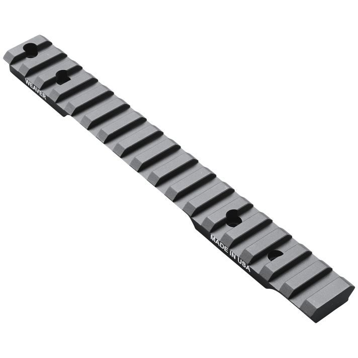 Weaver Mounts 99491 Multi-Slot BaseExtended Black Anodized Aluminum Fits Savage 10/11/12/14/16 Short Action