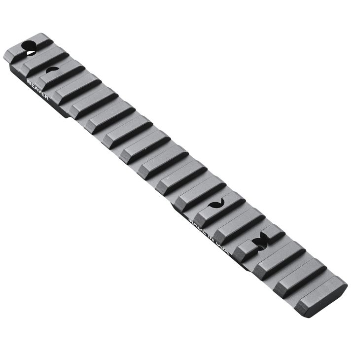 Weaver Mounts 99504 Multi-Slot BaseExtended Black Anodized Aluminum Fits Remington 700 Short Action 20 MOA