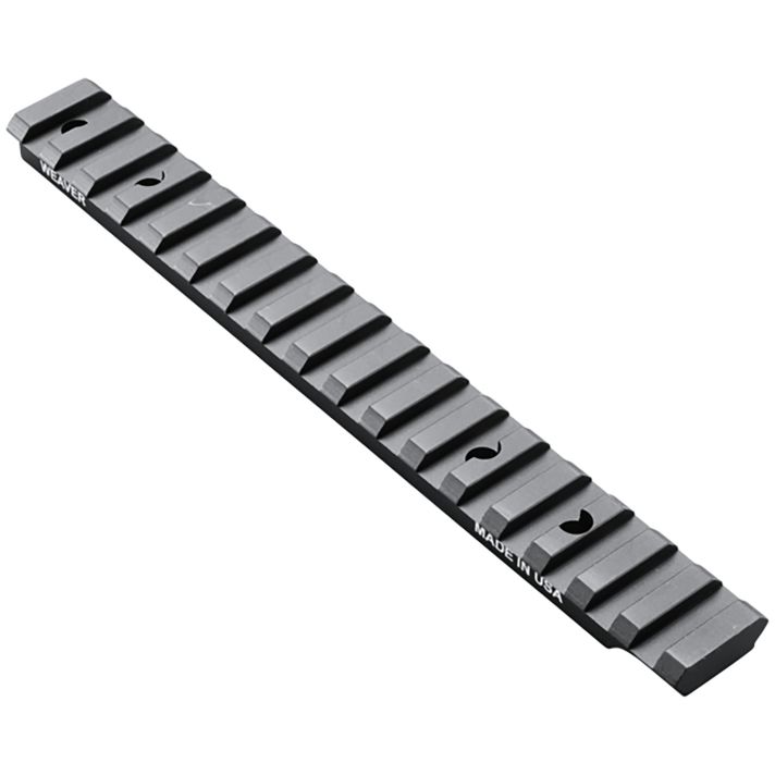 Weaver Mounts 99505 Multi-Slot BaseExtended Black Anodized Aluminum Fits Remington 783 Long Action