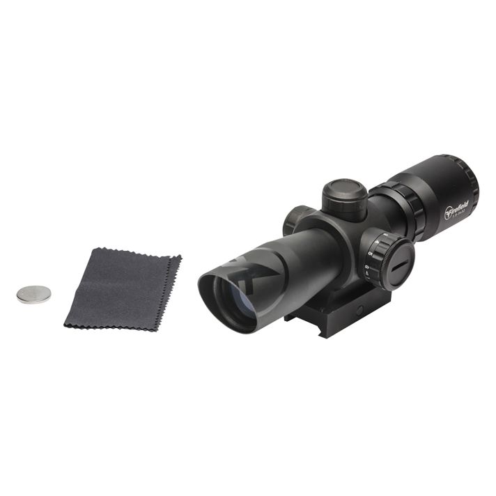 Firefield FF13061 BarrageMatte Black 1.5-5x32mm Illuminated Red/Green Mil-Dot Reticle