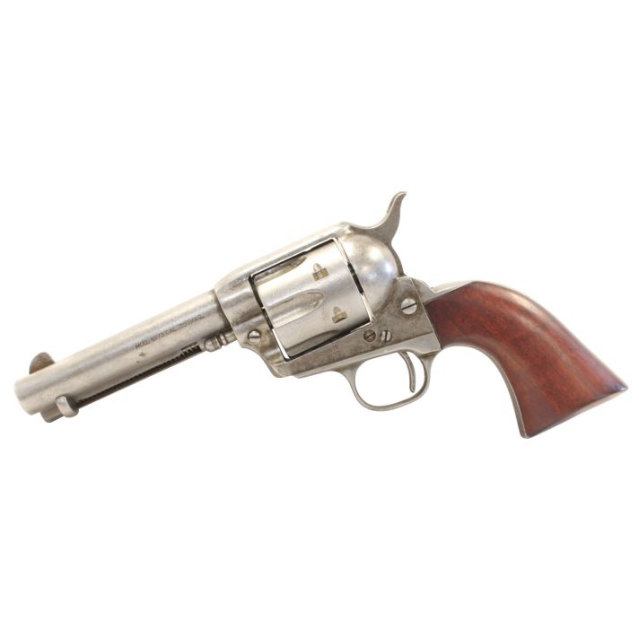 Taylors & Company 555136 1873 Cattleman 357 Mag Caliber with 4.75" Barrel, 6rd Capacity Cylinder, Overall Antique Finish Steel & Walnut Grip