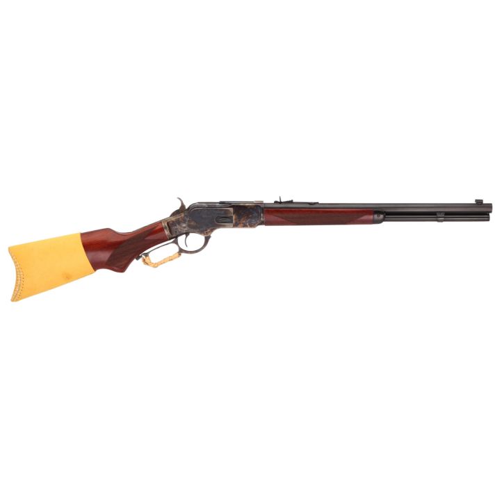 Taylors & Company 550202COM 1873 Comanchero 357 Mag Caliber with 10+1 Capacity, 18" Barrel, Color Case Hardened Metal Finish & Walnut Fixed Pistol Grip Stock Right Hand (Full Size)