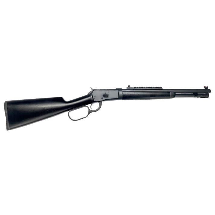 Taylors & Company 220093 1892 Alaskan Take-Down 44 Rem Mag Caliber with 7+1 Capacity, 16" Barrel, Matte Black Metal Finish & SoftTouch Black Synthetic Stock Right Hand (Full Size)