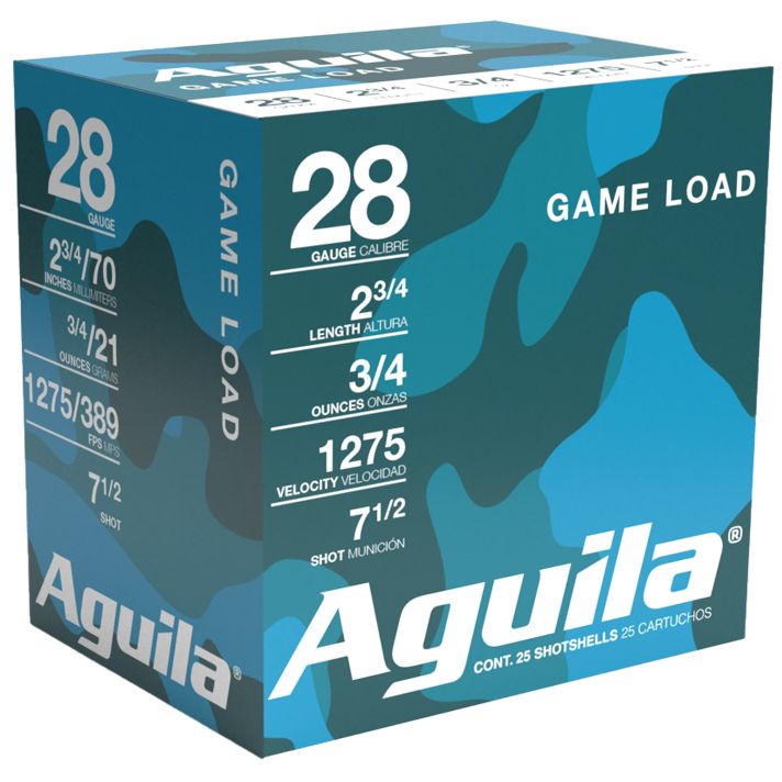 Aguila 1CHB2873 Target Load Competition 28Gauge 2.75" 3/4oz 7.5Shot 25 Per Box/20 Case