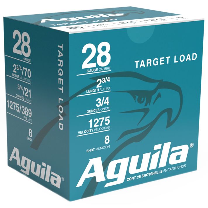 Aguila 1CHB2878 Target Load Competition 28Gauge 2.75" 3/4oz 8Shot 25 Per Box/20 Case