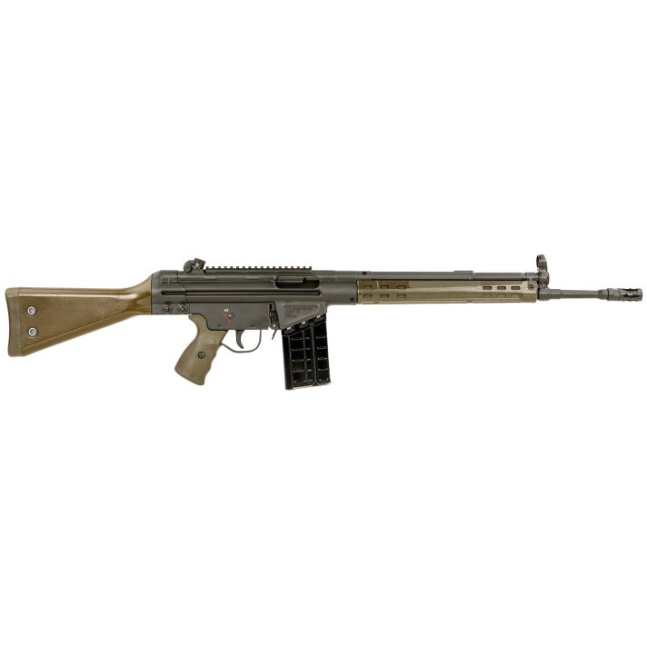 PTR 101 GIR*Reconditioned 308 Win,7.62x51mm NATO 18" 20+1, Black Parkerized Reciever with Scope Mount, Green Synthetic Furniture (Stock May Be Blemished)