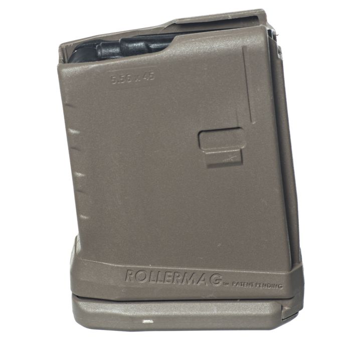 ProMag RM5FDE Standard5rd Detachable w/Roller Follower 5.56x45mm Fits AR-15 Flat Dark Earth DuPont Zytel Polymer