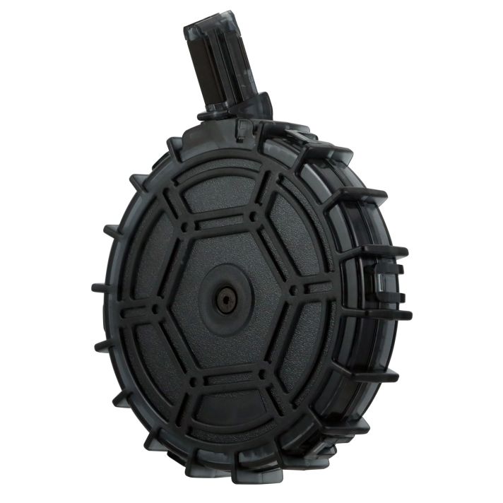 ProMag REMA4 Standard70rd Drum 22 LR Fits Remington 597 Smoke Polycarbonate