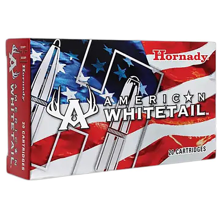 Hornady 80904 American Whitetail308Win 165gr InterLock Spire Point 20 Per Box/10 Case