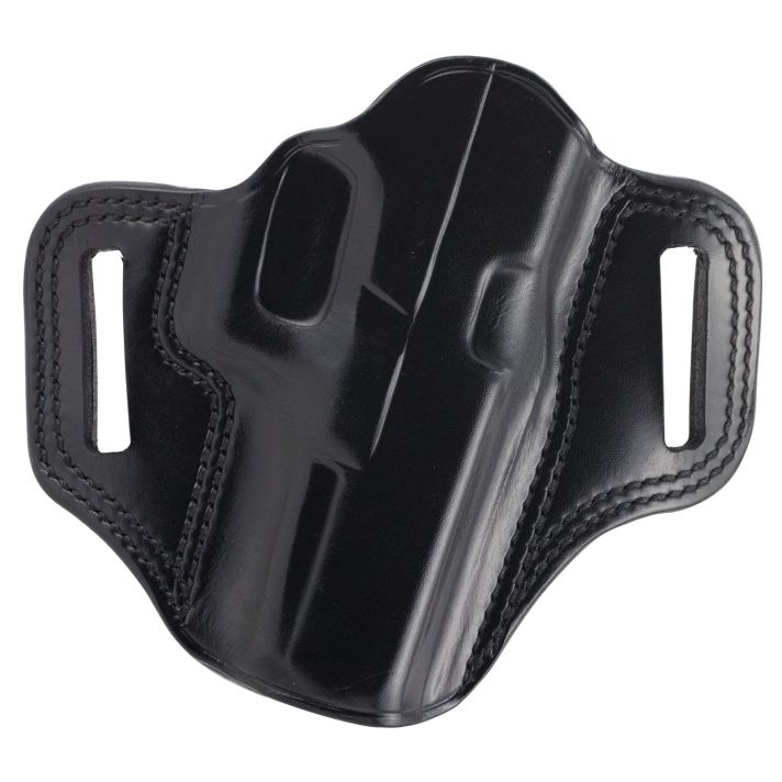 Galco CM228B Combat MasterOWB Black Leather Belt Slide Compatible w/Glock 20/21/37, Belt 1.75" Wide Right Hand