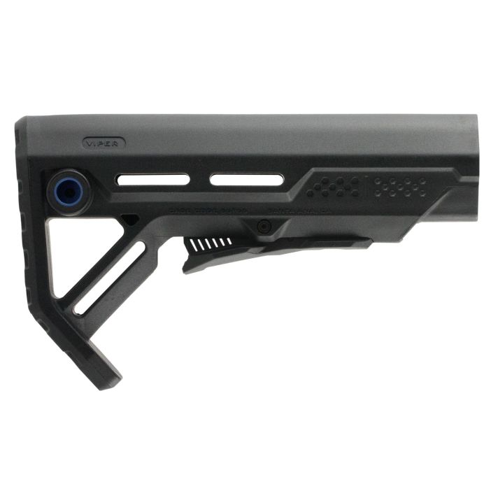 Strike STRIKEESMOD1BKBLU MOD1 Mil-Spec Black with Blue Accent Synthetic for AR-15, M16