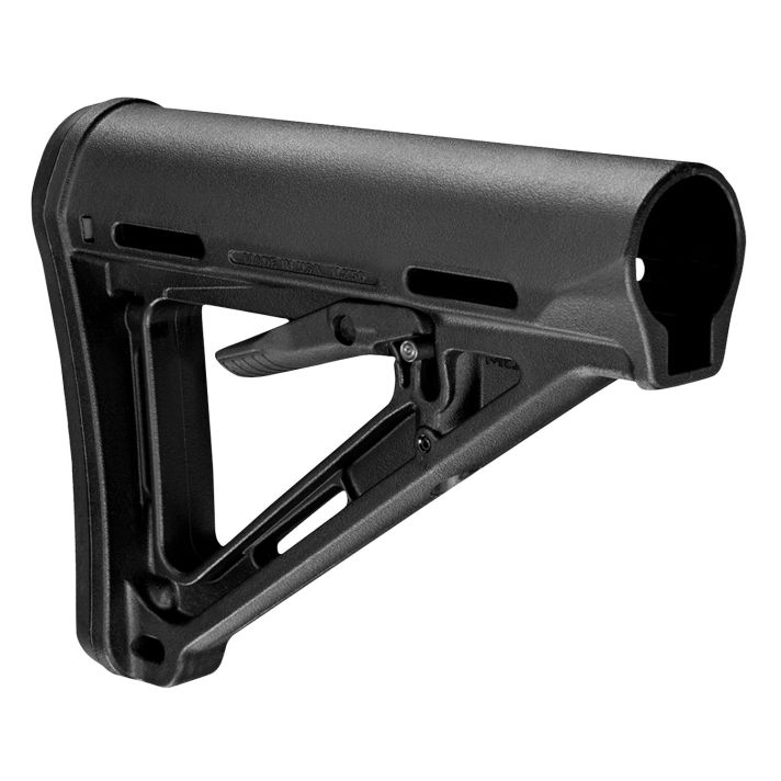 Magpul MAG400-BLK MOE Carbine Stock Black Synthetic for AR-15, M16, M4 Mil-Spec Tube (Tube Not Included)