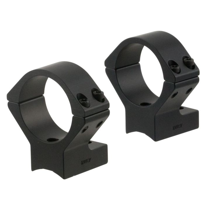 Talley 930735 Scope Mount/Ring ComboBlack Anodized Aluminum 1" Tube X-Bolt Low Rings Short/Long Action 0 MOA