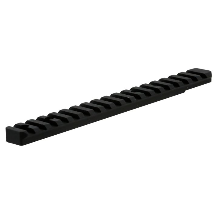 Talley POO252714 Picatinny RailBlack Anodized Aluminum Tikka T3/T3x Short Action 0 MOA