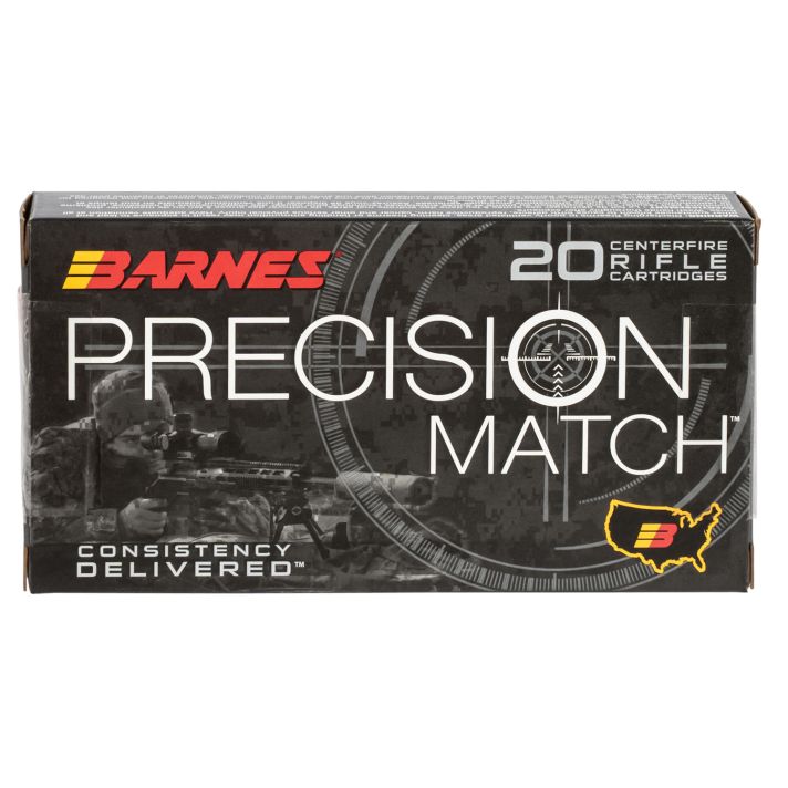 Barnes Bullets 30814 Precision Match6mmCreedmoor 112gr Open Tip Match Boat Tail 20 Per Box/10 Case
