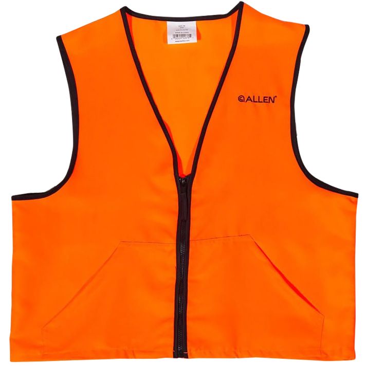 Allen 15765 Deluxe Hunting Vest Medium Orange Polyester