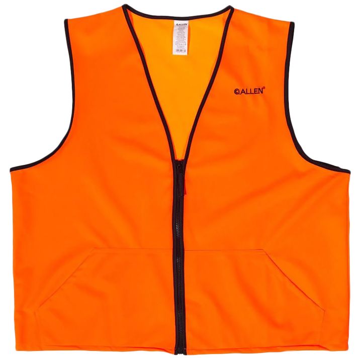 Allen 15768 Deluxe Hunting Vest XL Orange Polyester