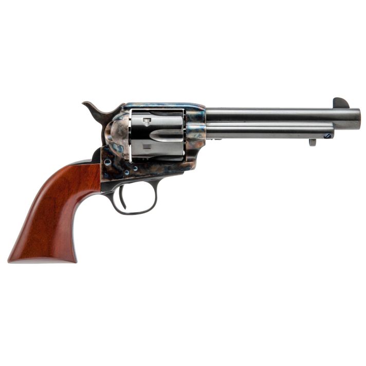 Cimarron MP411 Model P45 Colt (Long Colt) 6 Shot 5.50" Blued Stainless Steel Barrel, Blued Cylinder, Color Case Hardened Steel Frame, Walnut Grip, Exposed Hammer