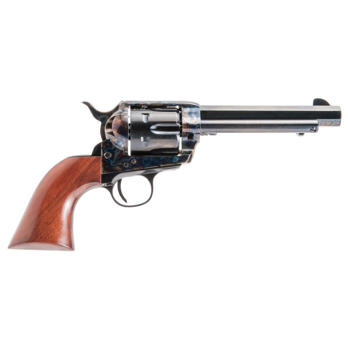Cimarron PP401MALO El Malo Pre-War 1896-1940 38 Special 6 Shot, 5.50" Blued Octagon Steel Barrel, Blued Cylinder, Color Case Hardened Steel Frame, Walnut Grip, Exposed Hammer