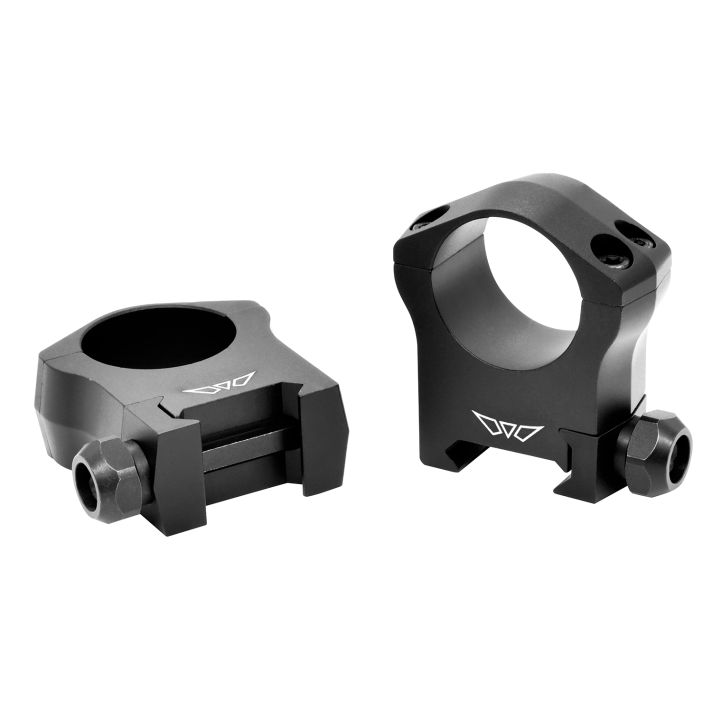 Warne 7202M Scope Rings Mountain Tech Matte Black 1" High 0 MOA