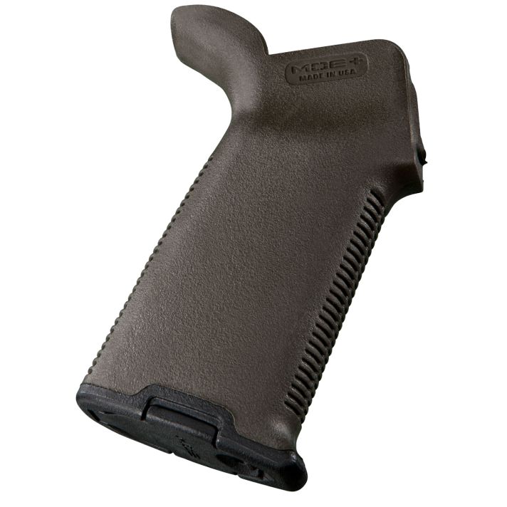 Magpul MAG416-ODG MOE+ Grip Textured OD Green Polymer with OverMolded Rubber for AR-15, AR-10, M4, M16, M110, SR25