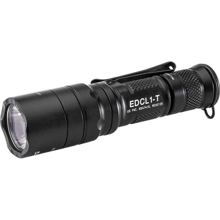 SureFire EDCL1T Everyday Carry Light 1Black Anodized 5/500 Lumens White LED