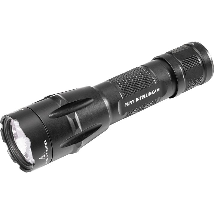 SureFire FURYIBDF Fury Intellibeam Dual FuelBlack Anodized 15-1,500 Lumens White LED