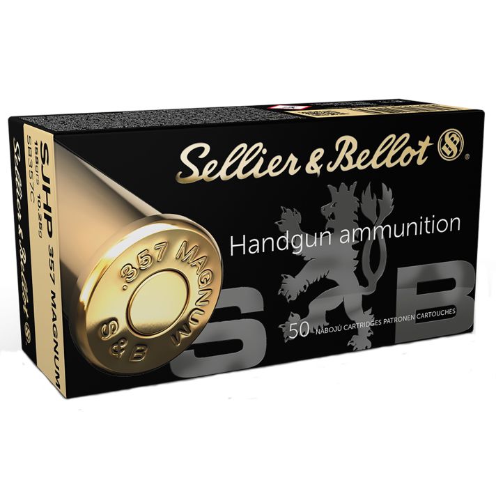 Sellier & Bellot SB357C Handgun357Mag 158gr Semi Jacketed Hollow Point 50 Per Box/20 Case