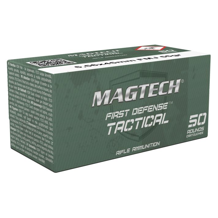 Magtech 556A Tactical/Training5.56x45mmNATO 55gr Full Metal Jacket 50 Per Box/20 Case
