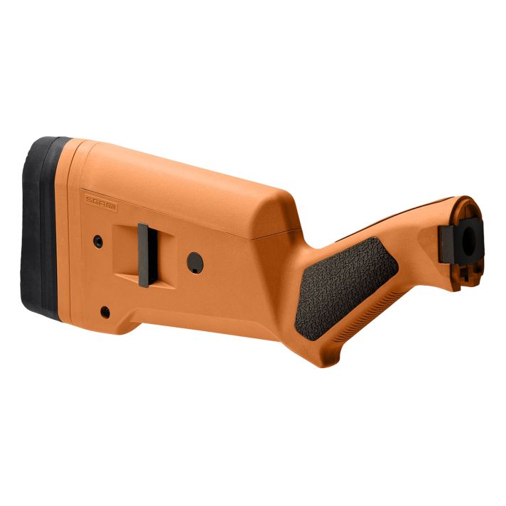 Magpul MAG460-ORG SGA Stock Fixed Orange Synthetic for Remington 870 12 GA