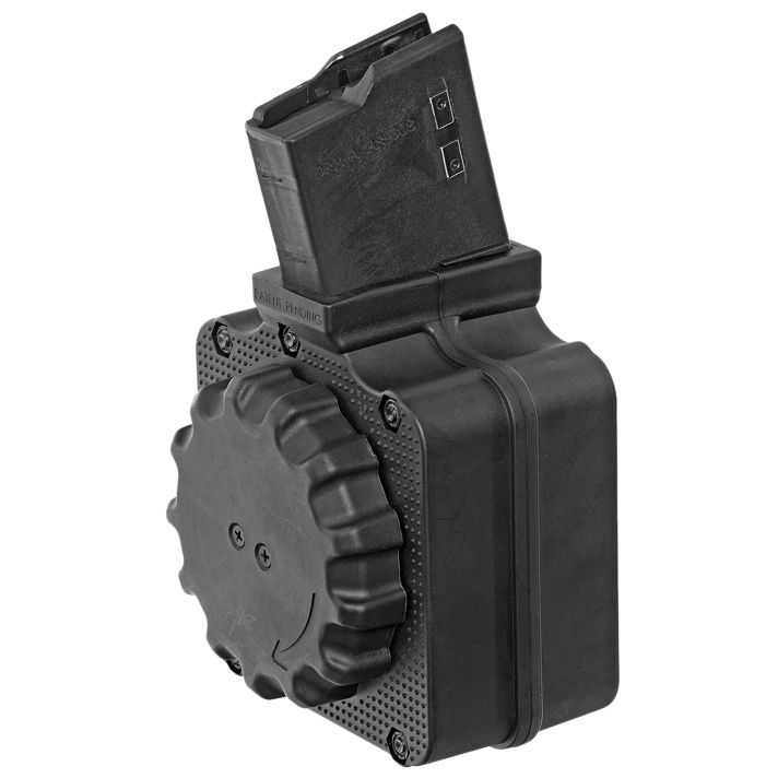 ProMag DRMA1 Standard50rd Drum 308 Win/7.62x51mm NATO Fits AR-10 Black DuPont Zytel Polymer