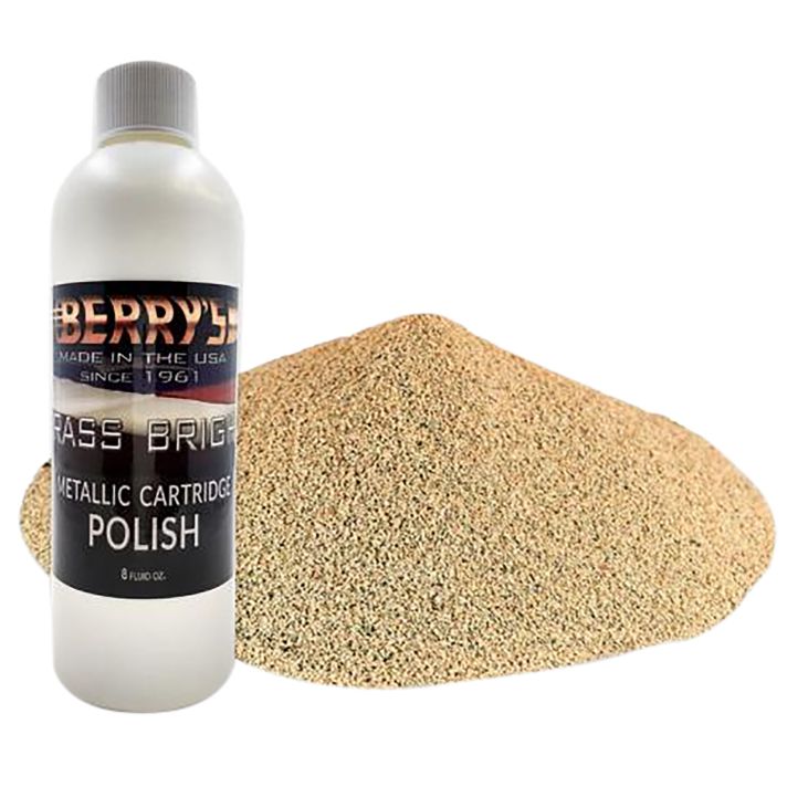Berry's 73743 Brass Polishing Kit8 oz. Bright Brass/ 6 lbs. Corn Polishing Media