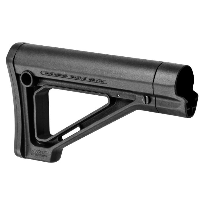 Magpul MAG480-BLK MOE Carbine Stock Black Synthetic, Fits AR-15/M16/M4, 8.80" OAL