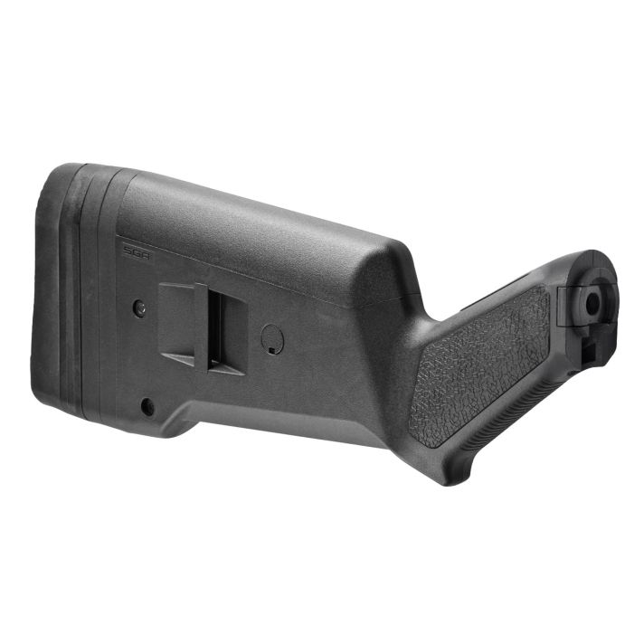 Magpul MAG490-BLK SGA Shotgun Stock Black Synthetic Fits Mossberg 500/590/590A1 Ambidextrous