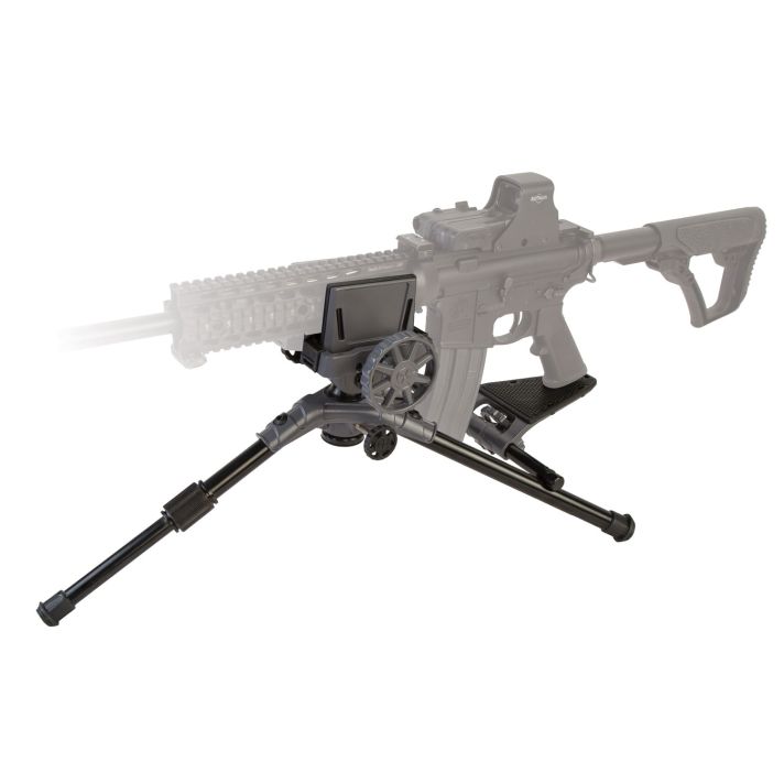Caldwell 821400 Precision Turret Shooting Rest Black Aluminum 22.40" L x 5.50" W
