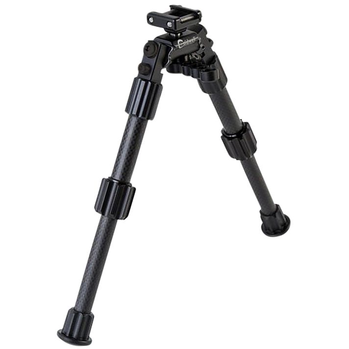 Caldwell 1082222 Accumax Premium Pic Rail Bipod 9-13" Black Carbon Fiber
