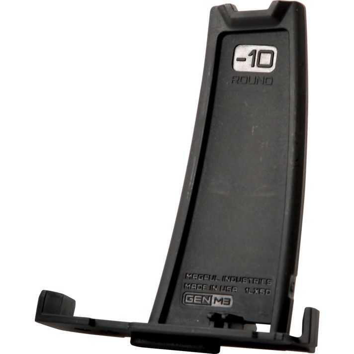 Magpul MAG563-BLK PMAG Minus Limiter 7.62x51mm NATO 10rd Compatible w/ PMAG LR/SR GEN M3 Mags Black Polymer/ 3 Per Pack