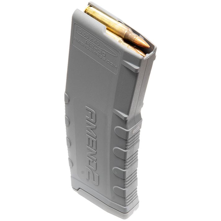 Amend2 556MOD2GRY30 MOD-230rd 223 Rem/5.56x45mm NATO Compatible w/ AR-15/M16/M4 Gray Polymer