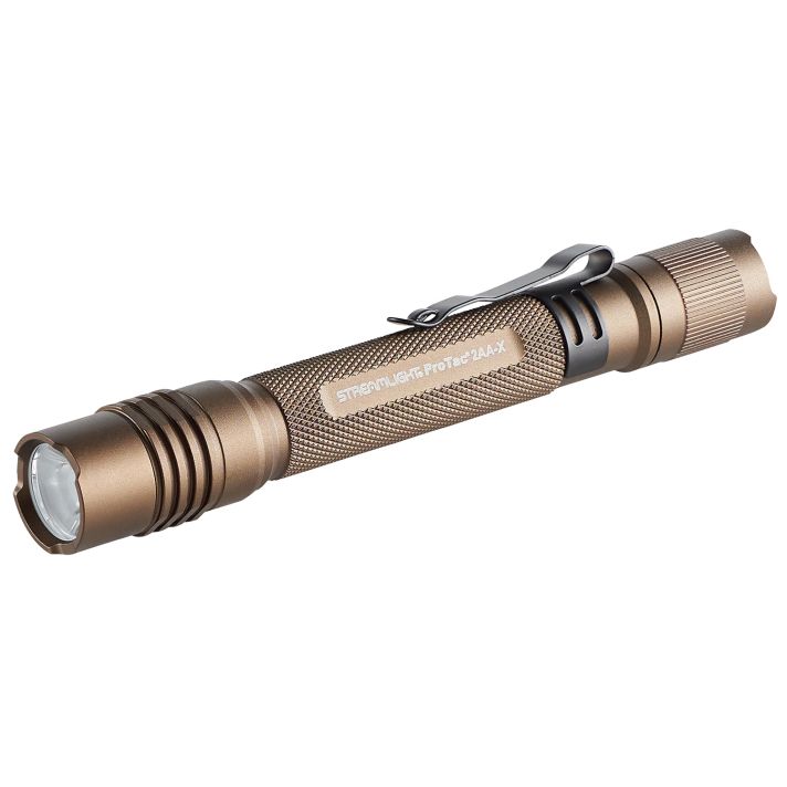 Streamlight 88072 ProTac 2AA FlashlightCoyote 18/250 Lumens White C4 LED