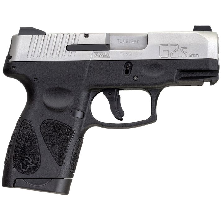 Taurus 1G2S939 G2SCompact Frame 9mm Luger 7+1 3.20" Matte Stainless Steel Barrel, Matte Serrated Stainless Steel Slide, Black Polymer Frame w/Picatinny Rail & Polymer Grip, Right Hand
