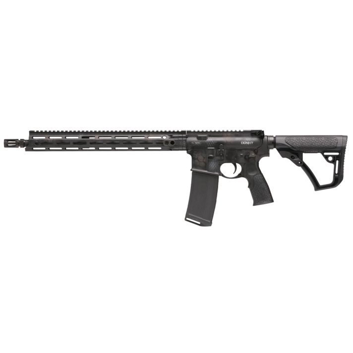 Daniel Defense 0212802267067 DDM4 V7 *CO Compliant 5.56x45mm NATO 16" No Magazine Rattlecan Cerakote 6 Position w/SoftTouch Overmolding Stock