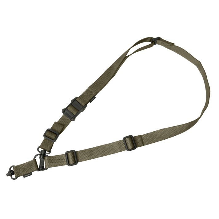 Magpul MAG518RGR MS4 Sling GEN2 Ranger Green Nylon 48"-60" OAL Adjustable One-Two Point AR Platform