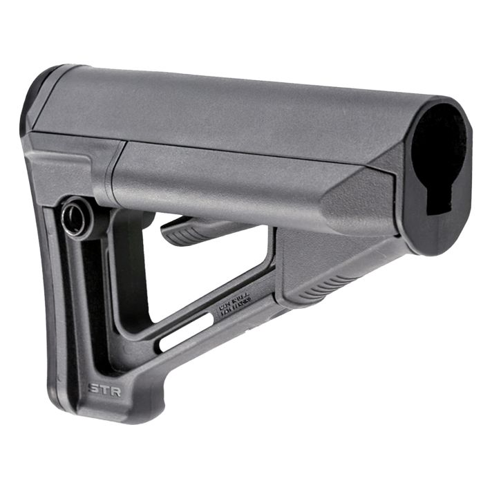 Magpul MAG470-GRY STR Carbine Stock Stealth Gray Synthetic for AR-15, M16, M4 with Mil-Spec Tube (Tube Not Included)