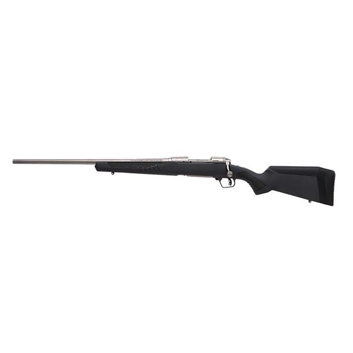 Savage Arms 57170 110 Storm Full Size 6.5 Creedmoor 4+1 22" Matte Button-Rifled Barrel, Matte Drilled & Tapped Stainless Steel Receiver, Adj AccuStock Matte Gray Synthetic Stock, Left Hand