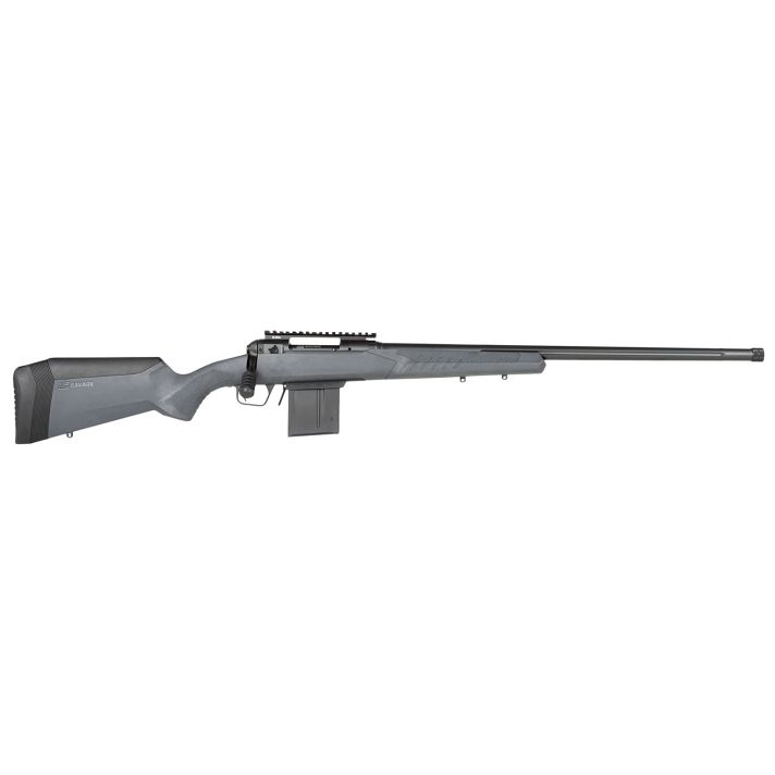 Savage Arms 57232 110 Tactical 6.5 Creedmoor 10+1 24", Matte Black Metal, Gray Fixed AccuStock with AccuFit