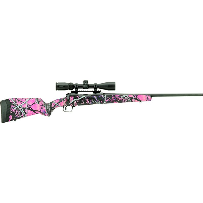 Savage Arms 57337 110 Apex Hunter XP 6.5 Creedmoor 4+1 24", Matte Black Metal, Muddy Girl Synthetic Stock, Vortex Crossfire II 3-9x40mm Scope