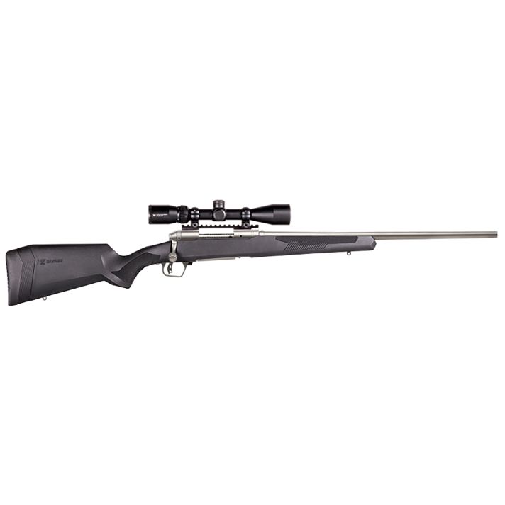 Savage Arms 57344 110 Apex Storm XP 6.5 Creedmoor 4+1 24", Matte Stainless Metal, Synthetic Stock, Vortex Crossfire II 3-9x40mm Scope