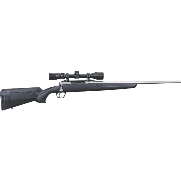 Savage Arms 57289 Axis XP 6.5 Creedmoor 4+1 22", Matte Stainless Barrel/Rec, Black Synthetic Stock, Includes Weaver 3-9x40mm Scope