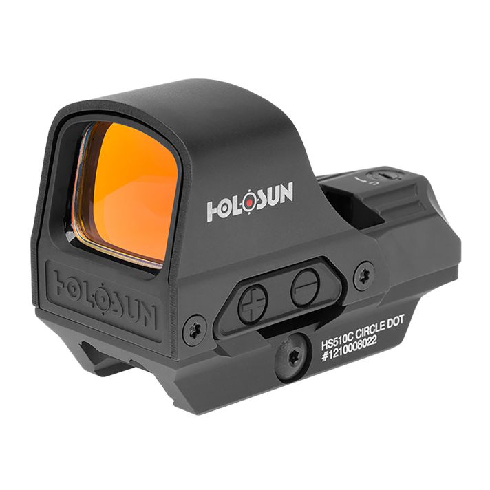 Holosun HS510C 510Black 1x, 2 MOA Red Dot/65 MOA Circle Reticle